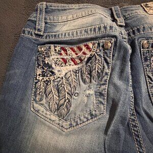 Miss Me Women's American Flag Jeans Size 30